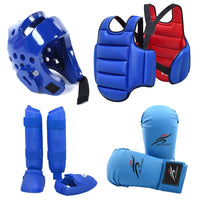 Thumbnail for Karate Gloves Taekwondo Dobok Sparring Gear Uniform Set Helmet Boxing Equipment MMA Vest Suit Body Guards Judo Gi Kyokushin