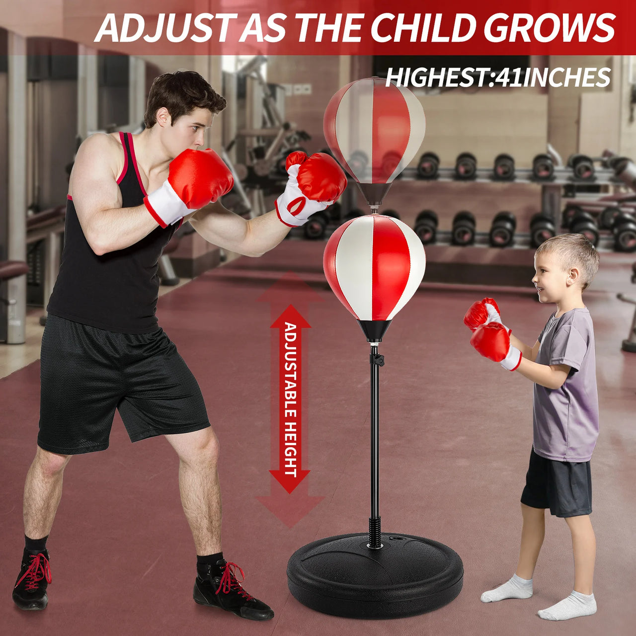 Kids Training Boxing Ball Children Punching Bag Ball Boxing Speed Response Gloves Sport Musculation Training Home Gym Toys