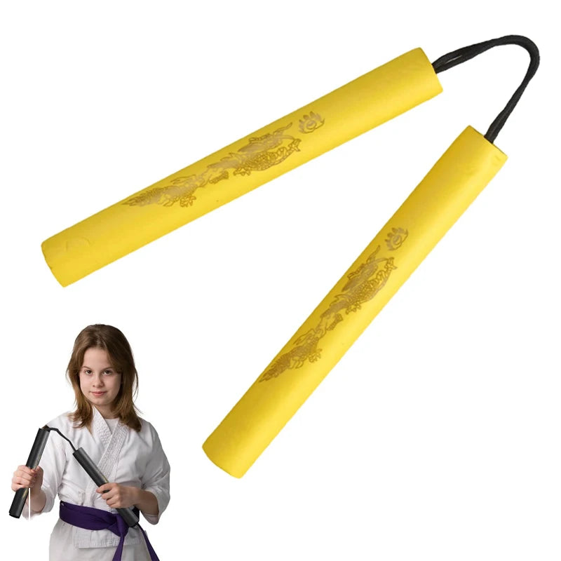 Kung Fu Practical Arts Products Martial Arts Show Equipment Training Nunchucks Jeet Kune Do Sponge Nunchucks Wing Chun Shaolin