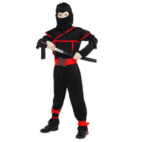 Thumbnail for Ninja Costume Kids Martial Arts Cosplay Halloween Fancy Dress Boy Party Decorations Supplies Dress