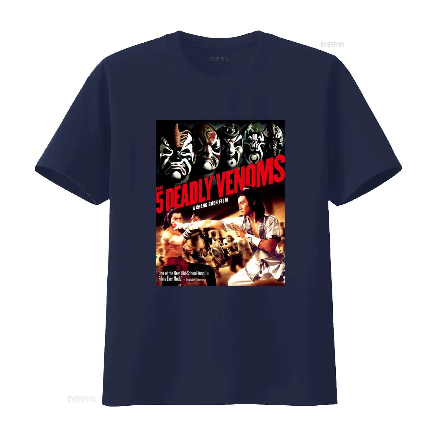 EWERIYIN Five Deadly Venoms Movie Shirt – Men’s Cotton Tee