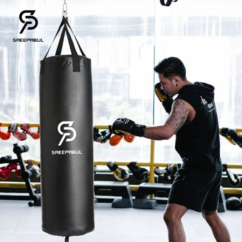 40/46in Professional Boxing Sandbag Punching Bag Training Fitness With Hanging Kick Adults Gym Exercise Empty-Heavy Boxing Bag