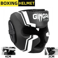 Thumbnail for Kick Boxing Helmet Karate Muay Thai Guantes De Boxeo Free Fight Headgear MMA Head Guard Sanda Training Adults Kids Equipment