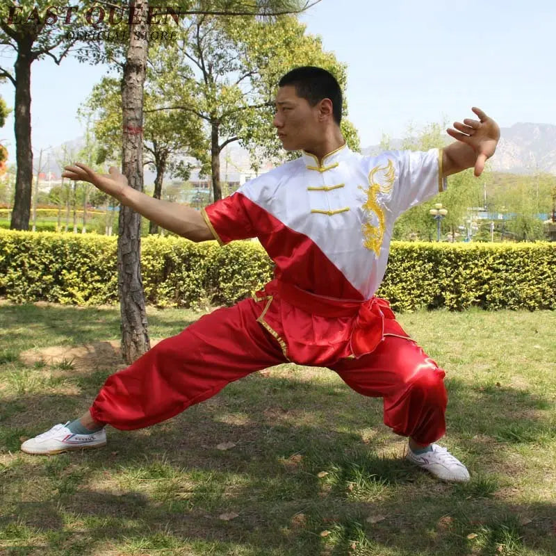 Kung Fu Clothes Chinese Kung Fu Uniform Costume Wushu Clothing Martial Arts Performance Uniform AA2542 YQ