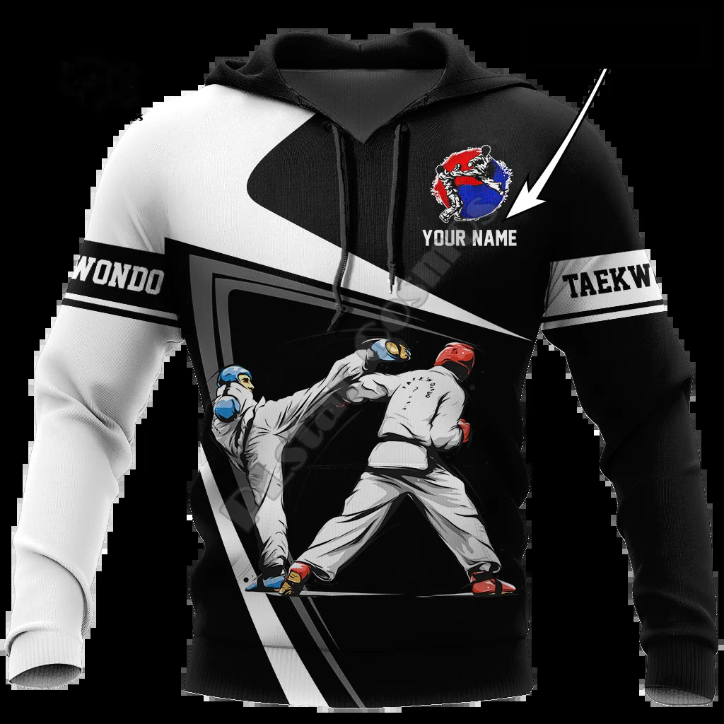 Newfashion Cosplay Martial Arts Sports Taekwondo Sportswear Tracksuit Harajuku 3Dprint Men/Women Funny Casual Jacket Hoodies A11