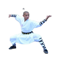 Thumbnail for High Quality Custom Tailored Shaolin Monk Robe Kung Fu Tai Chi Suit Martial Arts Wing Chun Wushu Uniforms