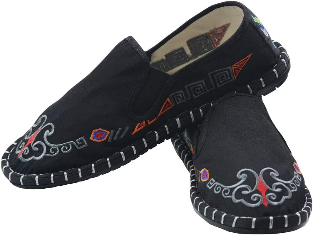 Old Beijing Shoes Embroidered Shoes Kung Fu Tai Chi Shoes Sports Shoes Men and Women Martial Arts Foot Protection Equipment