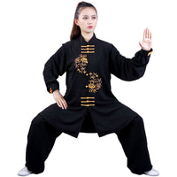 Thumbnail for Performance Wear Embroidery Martial Arts Practice Performance Tai Ji Suit