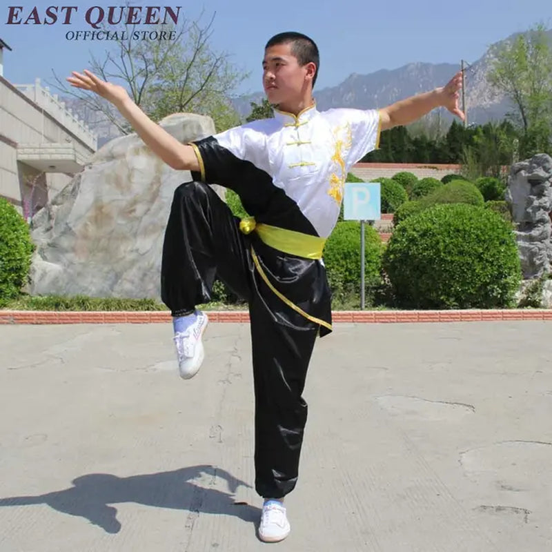 Kung Fu Clothes Chinese Kung Fu Uniform Costume Wushu Clothing Martial Arts Performance Uniform AA2542 YQ