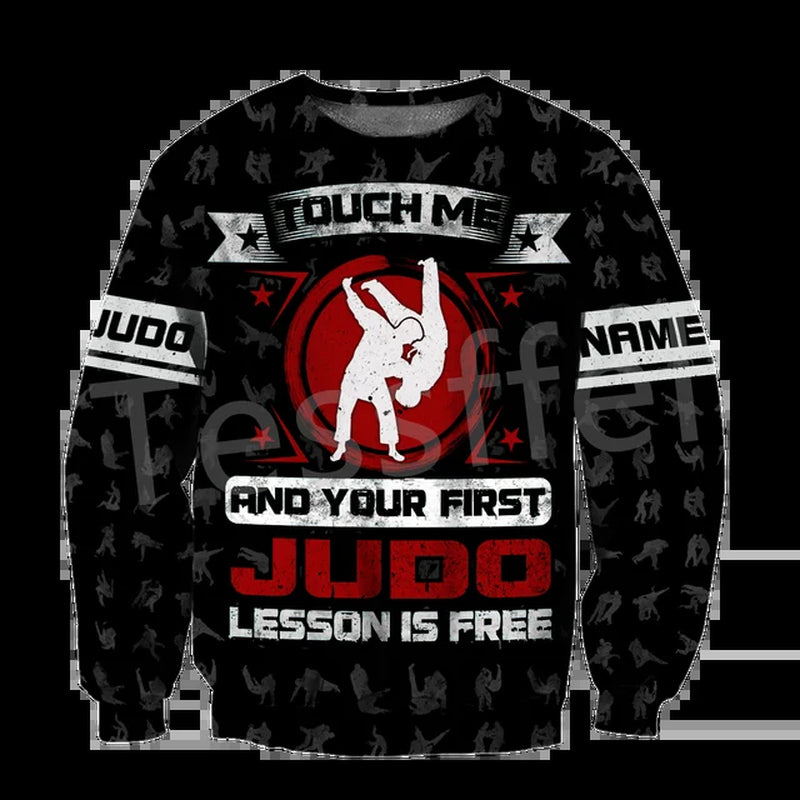 Sports Martial Arts Jujitsu Judo Tracksuit Harajuku 3Dprint Men/Women Unisex Casual Funny Sweatshirts Autumn Hoodies 14