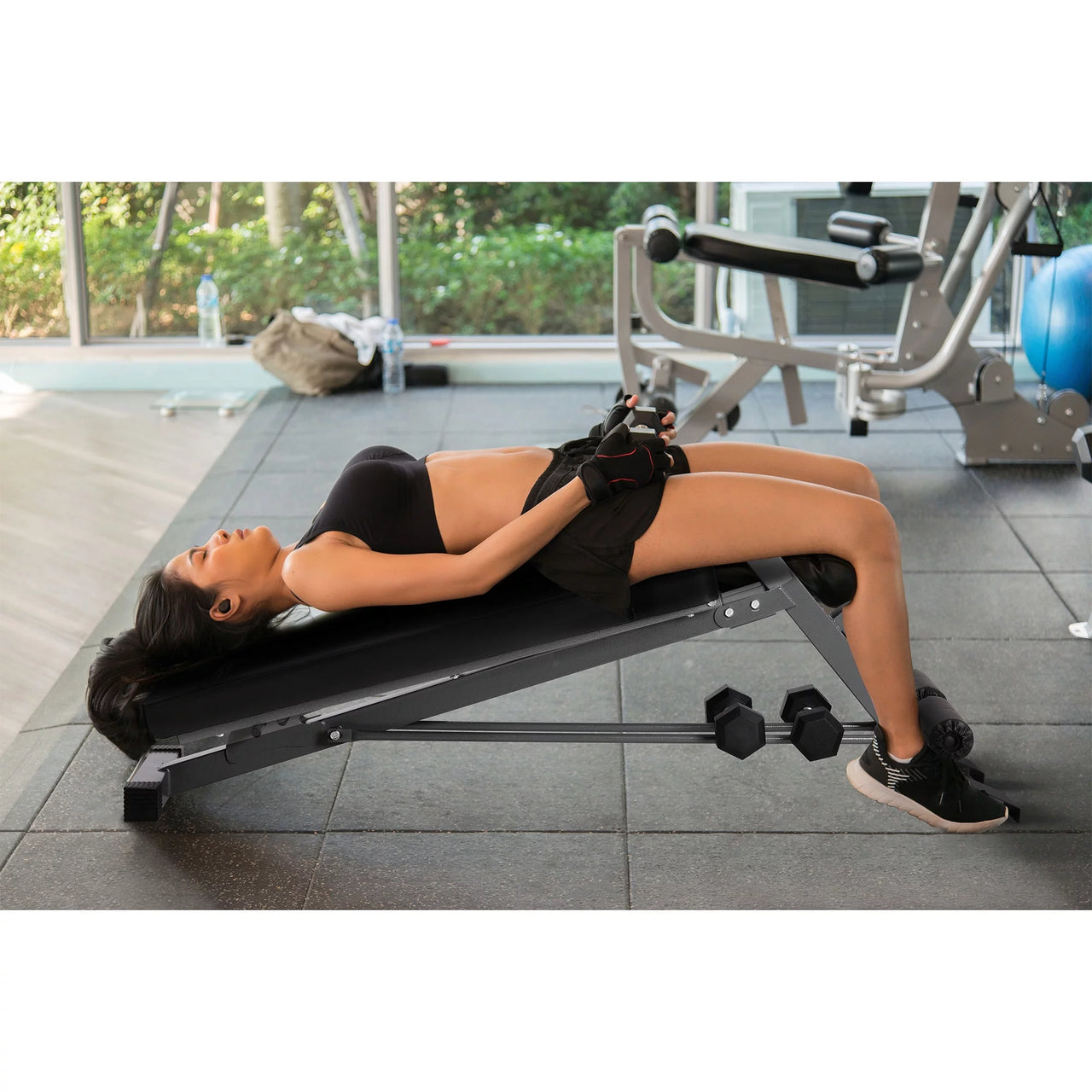 Multi Functional Training Exercise Bench for Full Body Workout