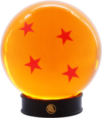 Thumbnail for Studio Officially Licensed Dragon Ball Z 4 Star Collectible Acrylic Resin Crystal Dragon Ball Replica 3'' across DBZ Home Essentials Anime Manga Gifts Collect Them All