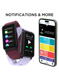 Thumbnail for Active 3 Unisex Adult Smartwatch Fitness Tracker, Tie Dye, Silicone Strap