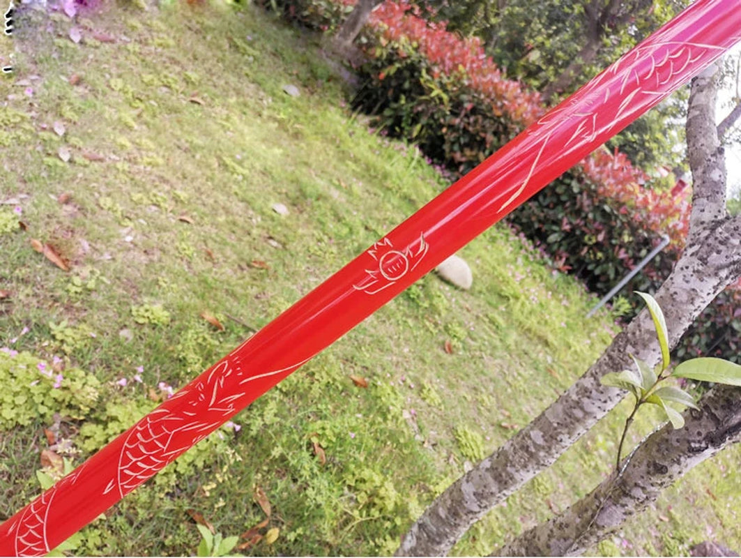 Top Quality Wooden Shaolin Monk Cudgels Carving Dragon Monkey King Weapons Martial Arts Wushu Rod Kung Fu Sticks