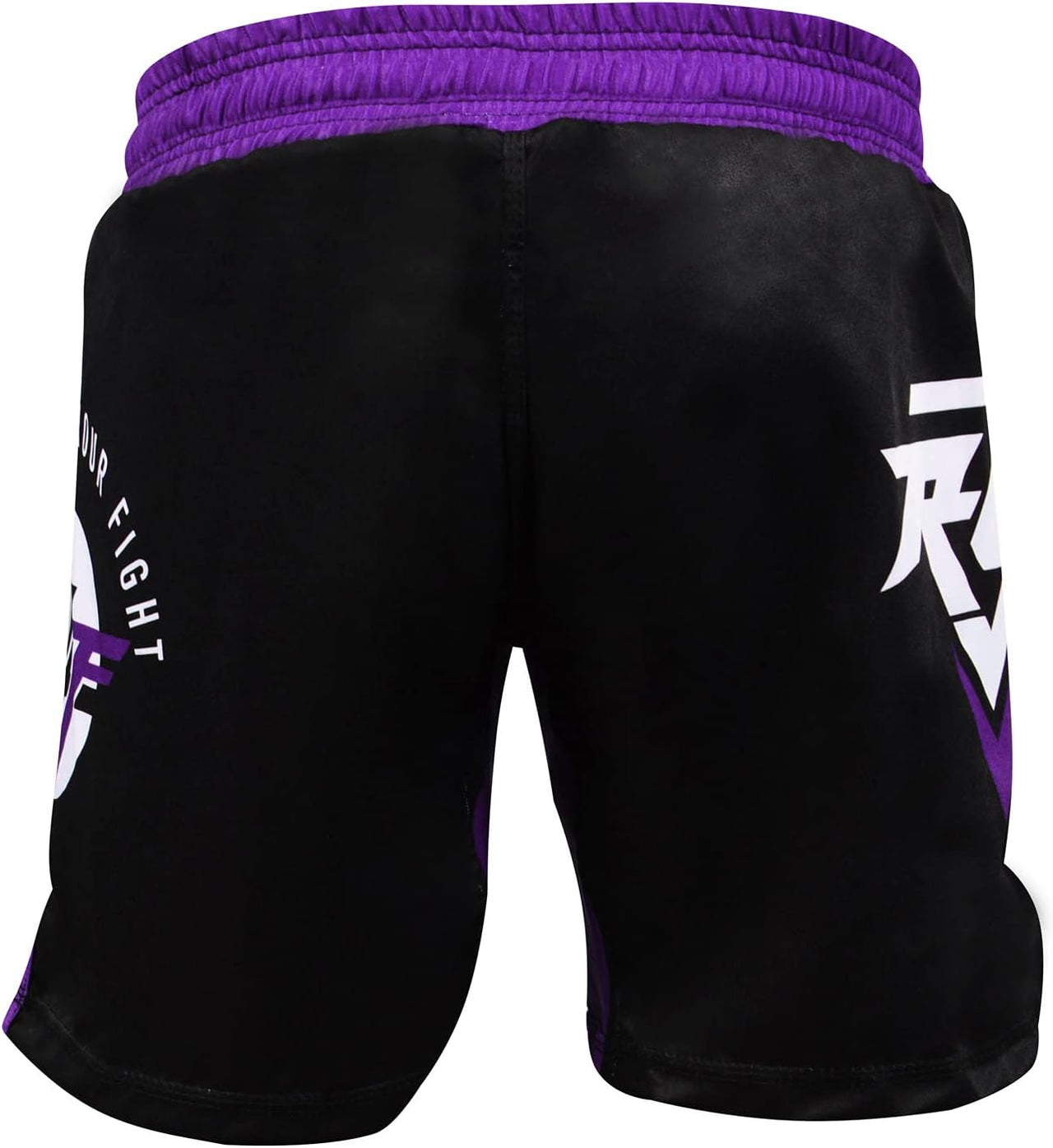 MMA Fight Shorts UFC Grappling Muay Thai BJJ Training Jiu Jitsu No Gi Wear Black Purple Medium