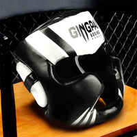 Thumbnail for High-Grade PU Leather Boxing Helmet Adult Kids Professional Competition Headgear MMA Muay Thai Taekwondo Head Gear Guard