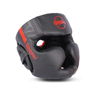 Thumbnail for GINGPAI High-Grade PU Leather Boxing Helmet Adult and Kids Professional Competition Helmet MMA Muay Thai Taekwondo Head Guard