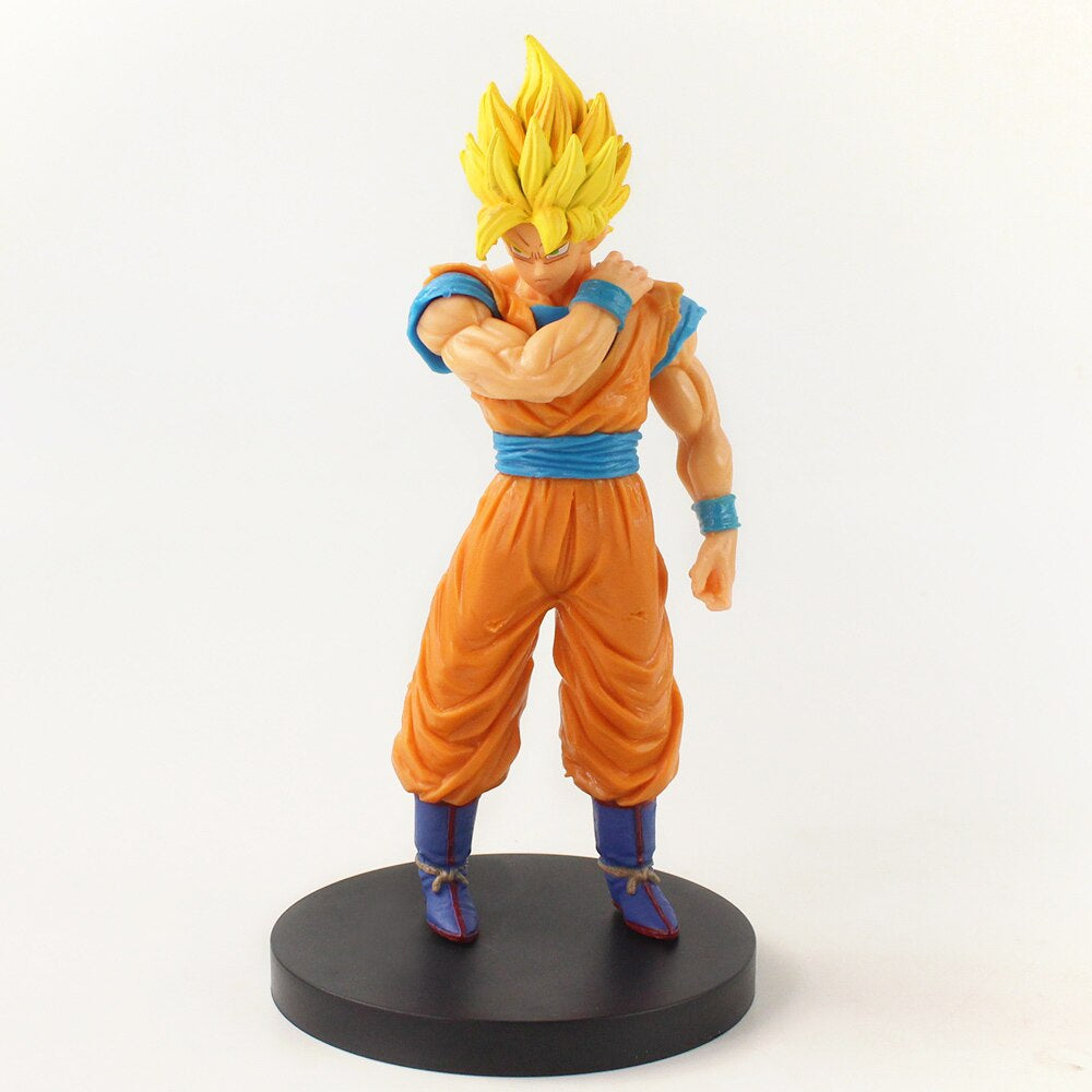 21Cm Anime Dragon Ball Z Super Saiyan Son Goku Figure Model Collection Toys