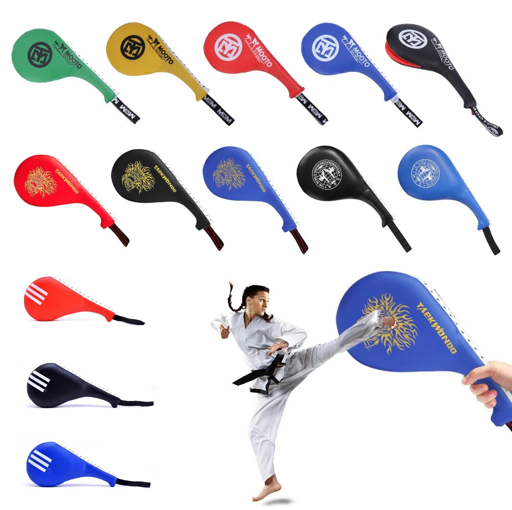 Boxing Training Pads Durable Taekwondo Foot Target Children Martial Arts Muay Thai Boxing Accessories Foot Kickboxing