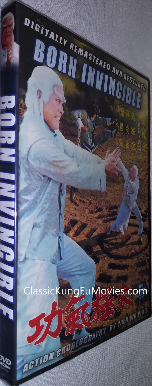 Born Invincible a.k.a. kung fu movie DVD Shaw Brothers martial arts film Hong Kong cinema