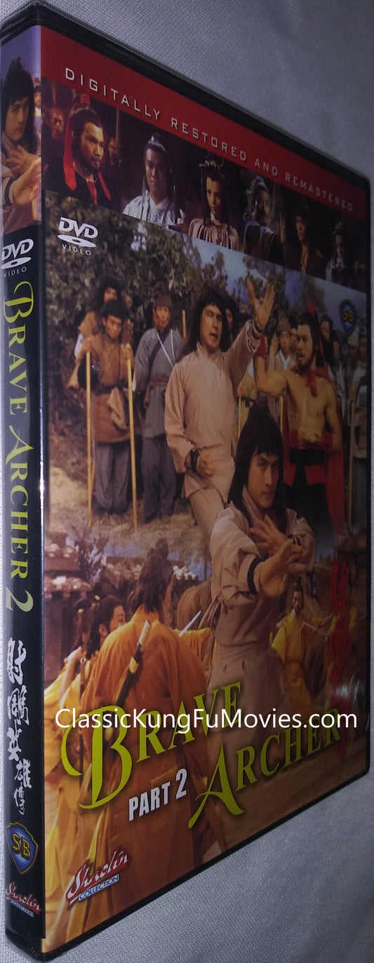 The Brave Archer 2 a.k.a. kung fu movie DVD Shaw Brothers martial arts film Hong Kong cinema