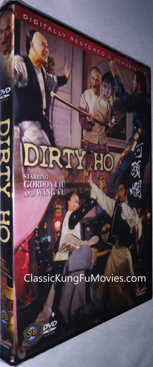 Dirty Ho a.k.a. kung fu movie DVD Shaw Brothers martial arts film Hong Kong cinema