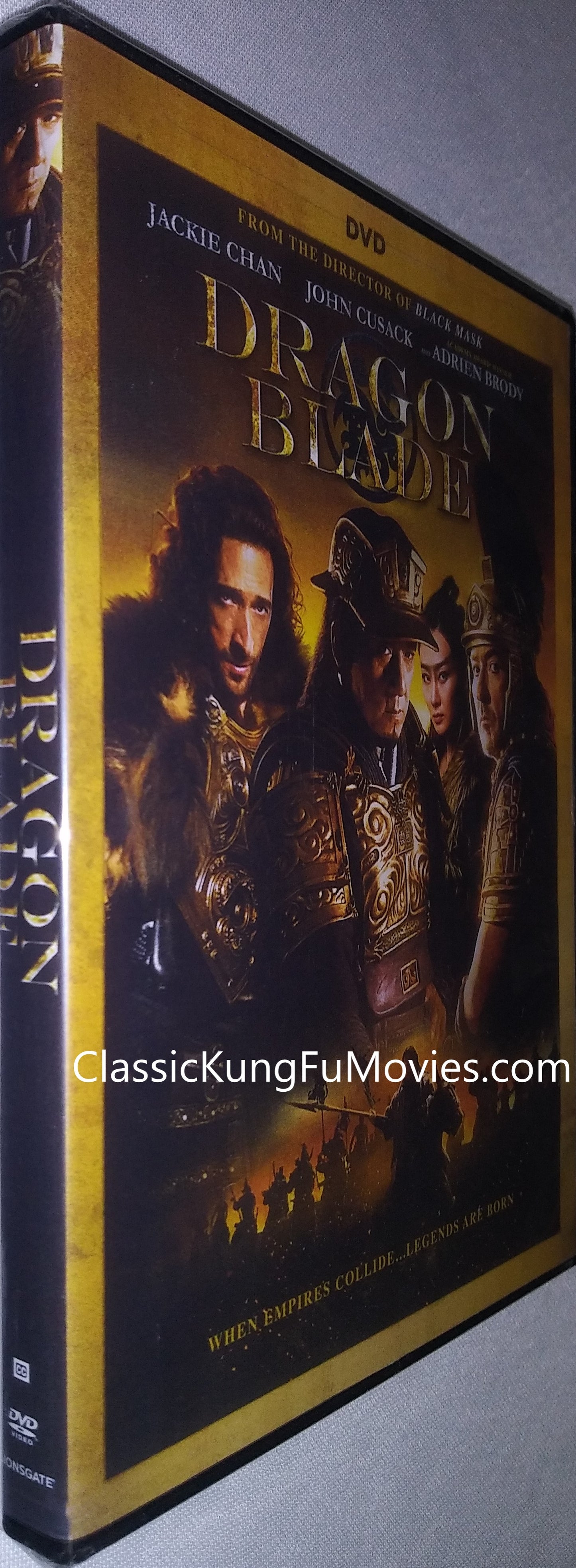Dragon Blade a.k.a. kung fu movie DVD Shaw Brothers martial arts film Hong Kong cinema