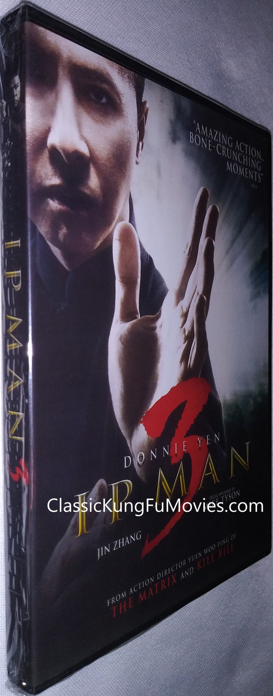 IP Man 3 a.k.a. kung fu movie DVD Shaw Brothers martial arts film Hong Kong cinema