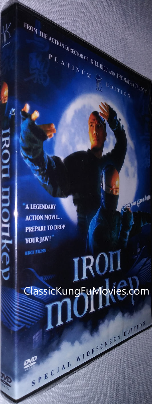 Iron Monkey a.k.a. Siunin Wong Fei-hung tsi titmalau, 少年黃飛鴻之鐵馬騮 kung fu movie DVD Shaw Brothers martial arts film Hong Kong cinema