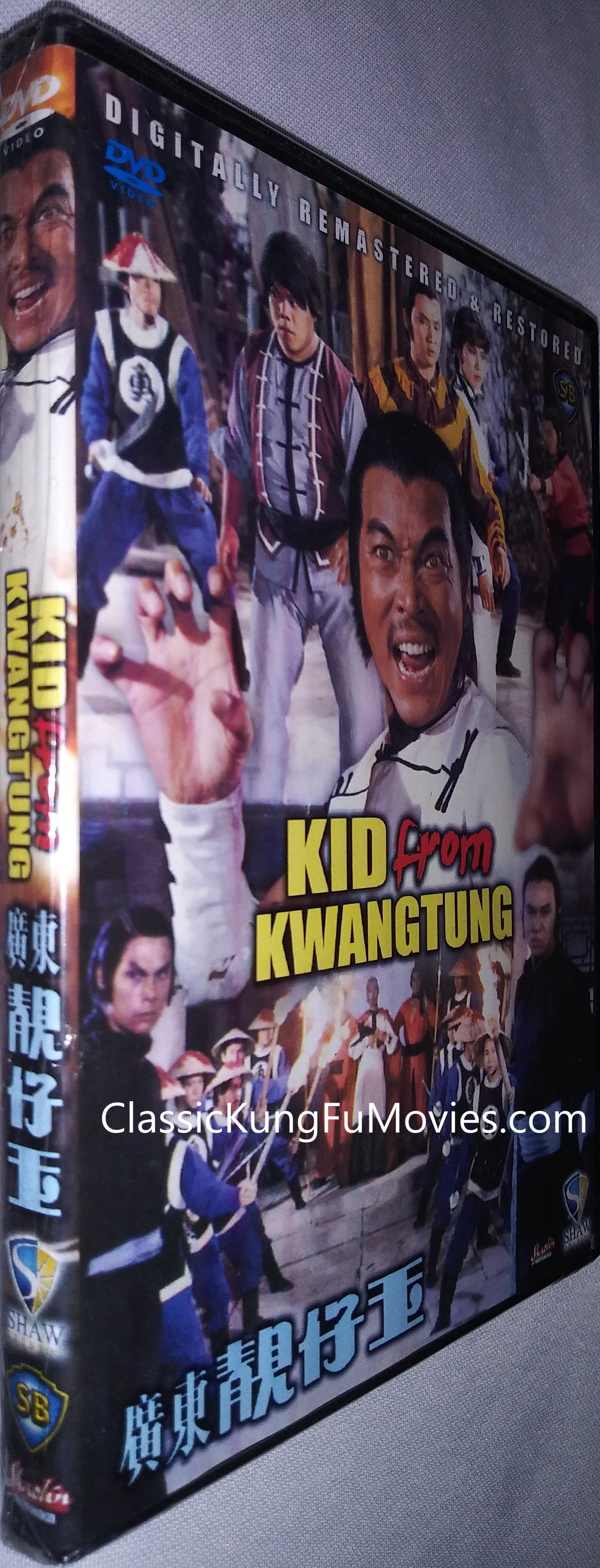 Kid From Kwangtung a.k.a. kung fu movie DVD Shaw Brothers martial arts film Hong Kong cinema
