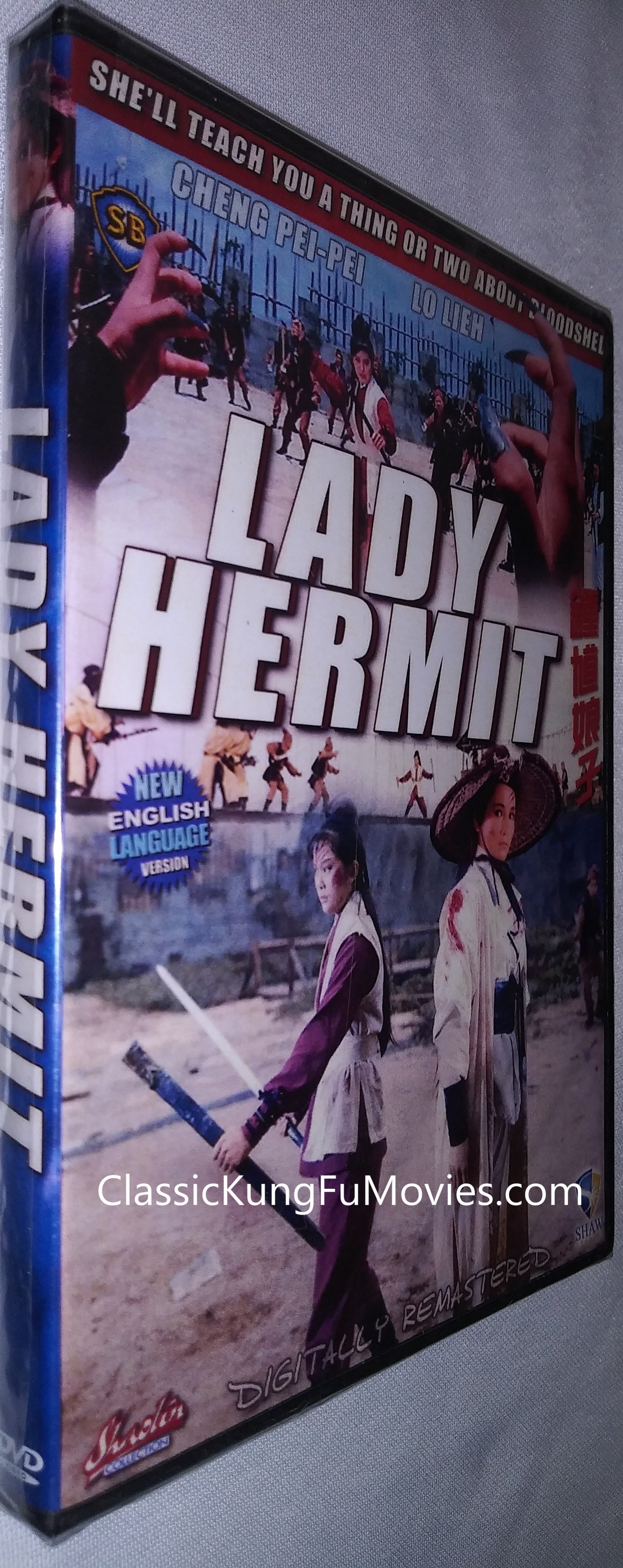 Lady Hermit a.k.a. kung fu movie DVD Shaw Brothers martial arts film Hong Kong cinema