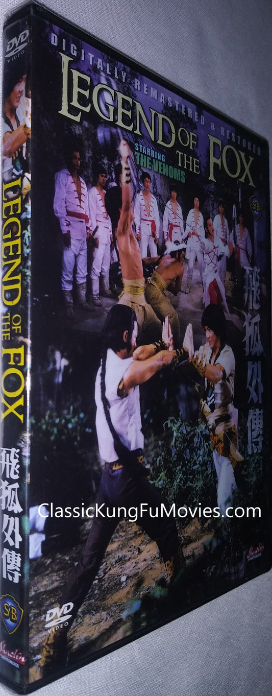 Legend Of The Fox a.k.a. kung fu movie DVD Shaw Brothers martial arts film Hong Kong cinema