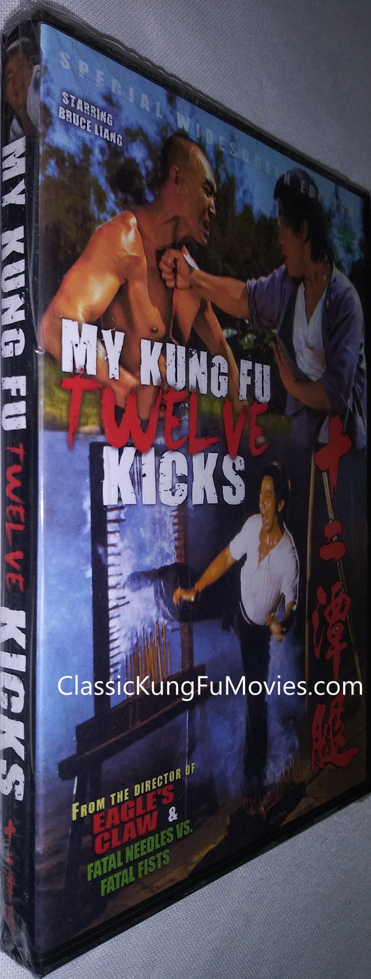 My Kung Fu Twelve Kicks a.k.a. Incredible Master Beggars kung fu movie DVD Shaw Brothers martial arts film Hong Kong cinema