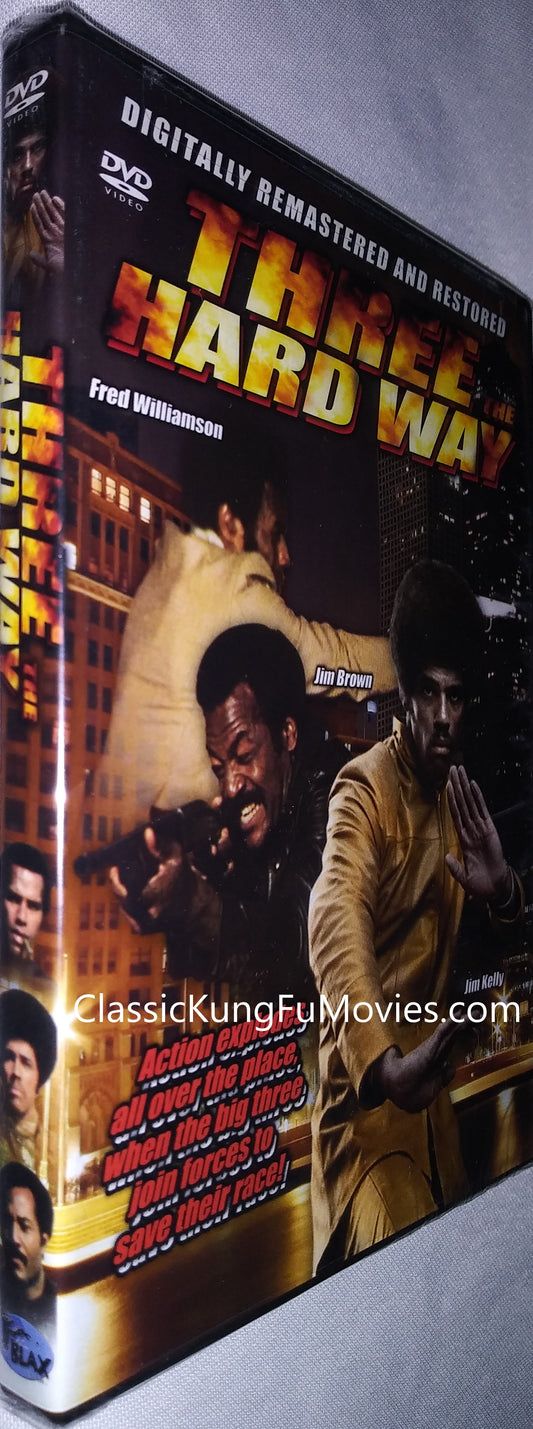 Three The Hard Way kung fu movie DVD Shaw Brothers martial arts film Hong Kong cinema