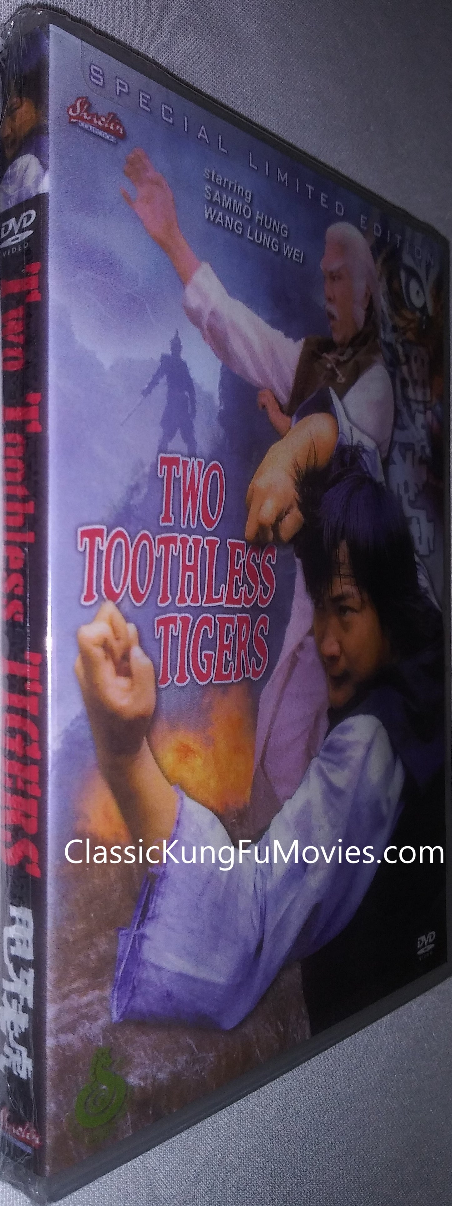 Two Toothless Tigers kung fu movie DVD Shaw Brothers martial arts film Hong Kong cinema