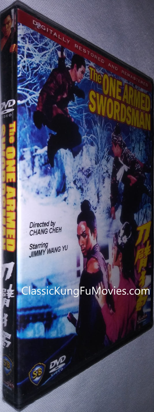 One Armed Swordsman a.k.a. kung fu movie DVD Shaw Brothers martial arts film Hong Kong cinema